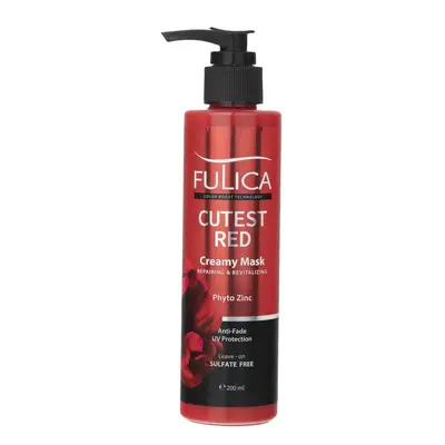کرم تقویت کننده و ترمیم کننده موی قرمز فولیکا مدل Cutest Red حجم 200 میلی لیتر