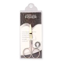 خرید قیچی ابرو گلدن فیشر GOLDEN FISHER مدل سر طلایی